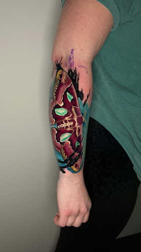 Explore fingerprint tattoo ideas, creative tattoo ideas in Lakeville, available at SharkTooth Tattoo & Gallery