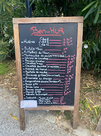 Restaurant Ben-Hur Char à Huîtres à Saint-Martin-de-Ré (la carte)
