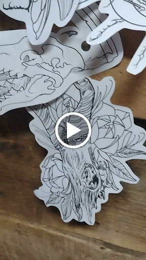 Explore ghostface tattoo ideas, creative tattoo ideas in Elizabethton, available at Pioneer Tattoo Company