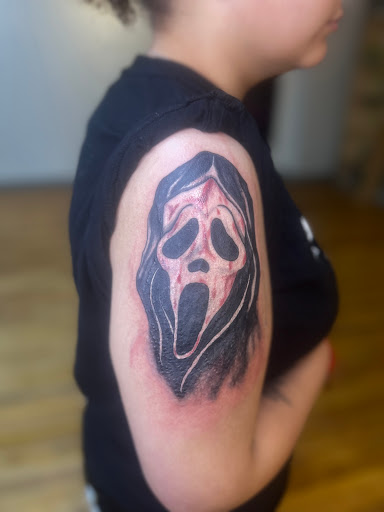 Explore male hand tattoo ideas, creative tattoo ideas in Lebanon, available at Erik Gwynns Beneath the Skin Tattooing & Piercing