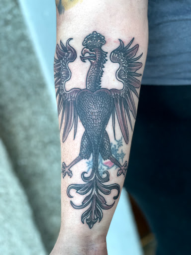 Explore adam and eve tattoo ideas, creative tattoo ideas in Milford, available at Golden Hammer Tattoo Studios