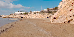 Foto di Platja dels Balmins circondato da montagne