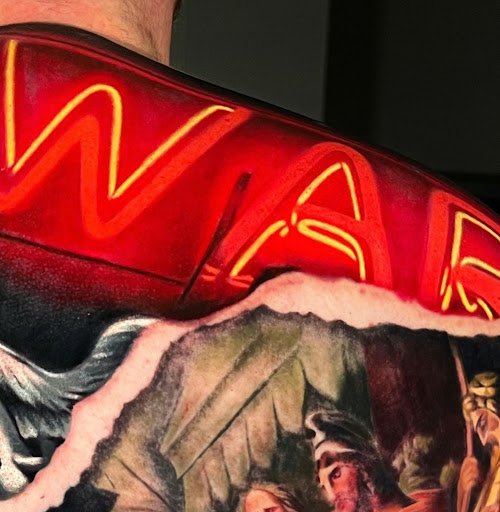 Explore bass clef tattoo ideas, creative tattoo ideas in Colorado Springs, available at West Side Tattoo