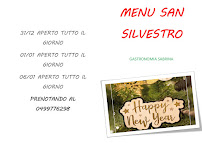 Carte du pizzeria gastronomia per asporto à Pontelongo