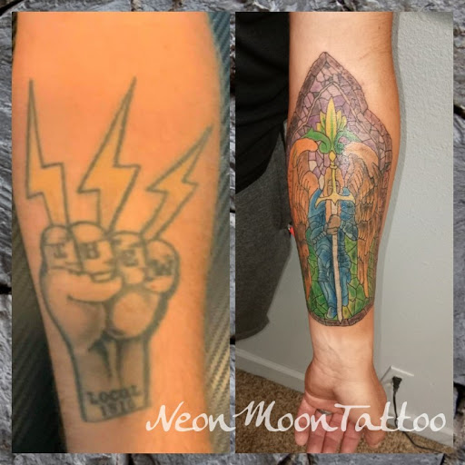 Explore amethyst tattoo ideas, creative tattoo ideas in Pittsburg, available at NeonMoon Tattoo