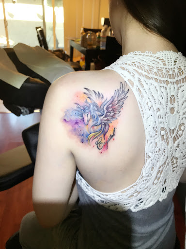 Explore weeping willow tattoo ideas, creative tattoo ideas in El Monte, available at Baron Art Tattoo & Piercing Studio El Monte