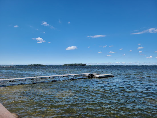 Lakeshore beach