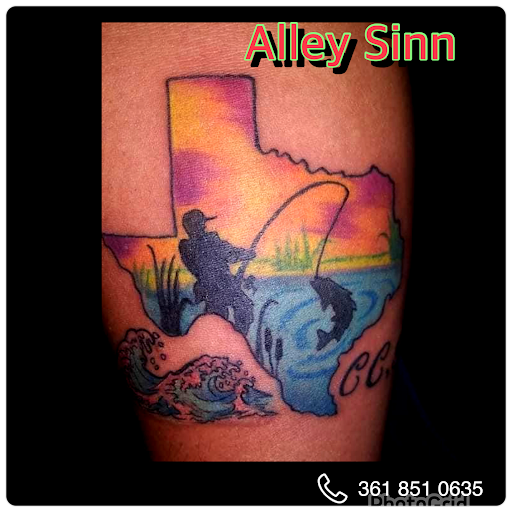 Explore kiss tattoo ideas, creative tattoo ideas in Corpus Christi, available at Tattoo Nation Tattoo & Body Piercing Studio