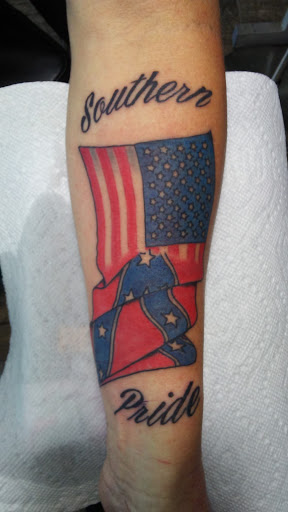 Explore plumber tattoo ideas, creative tattoo ideas in Lakeland, available at Black Swan Tattoo