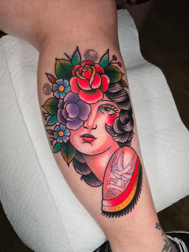 Explore day of the dead tattoos ideas, creative tattoo ideas in West Jefferson, available at Black Dagger Tattoo Collective