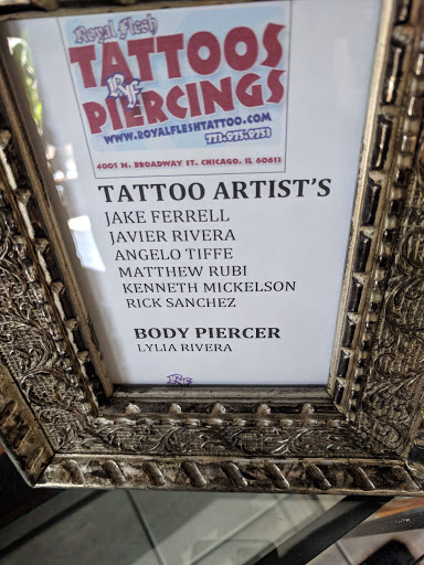 Tattoo Shop «Royal Flesh Tattoo and Piercing», reviews and photos, 4005 N Broadway St, Chicago, IL 60613, USA