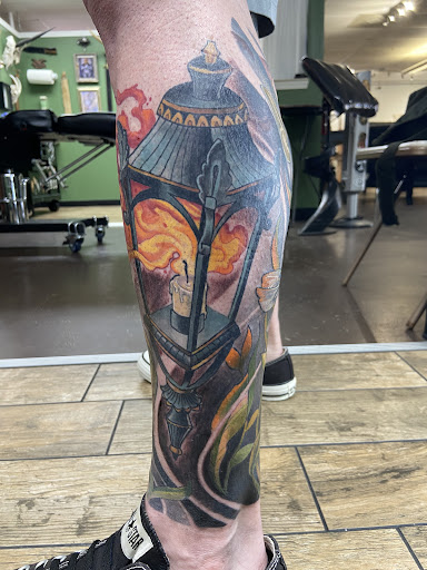 Explore tattoo cover up ideas for upper back, creative tattoo ideas in Oklahoma City, available at Mind Bender Tattoo