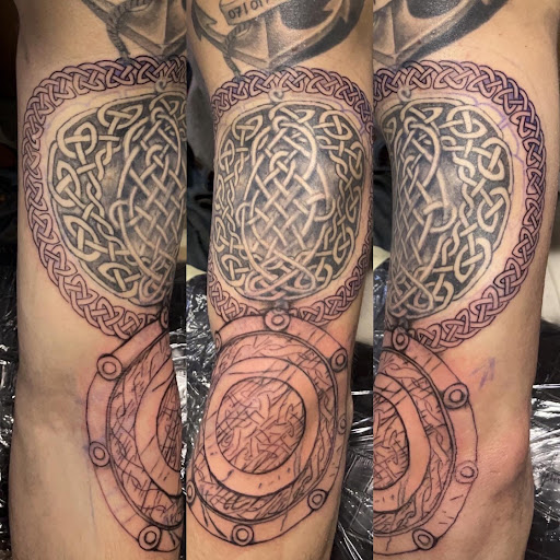 Explore kokushibo tattoo ideas, creative tattoo ideas in Sunbury, available at Spot of Ink