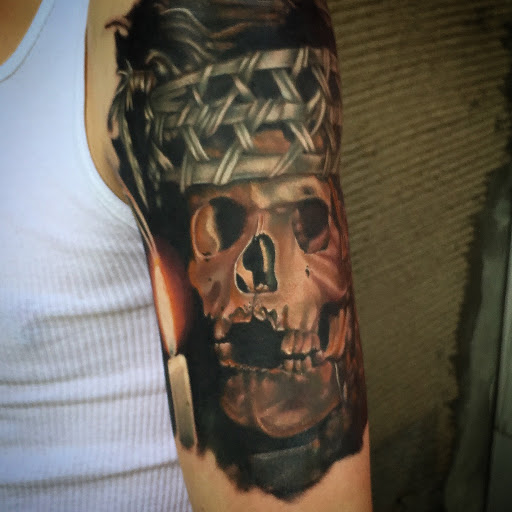 Explore coastal tattoo ideas, creative tattoo ideas in Kingsford, available at Deft Tattoo Studio