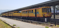 Le Train jaune du Restaurant Bistrot de la Gare à Enveitg - n°1