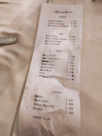 Menu / carte de Il Casale à Aielli