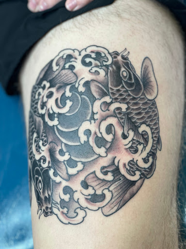 Explore perspective tattoo ideas, creative tattoo ideas in Honolulu, available at Sacred Art Tattoo Waikiki