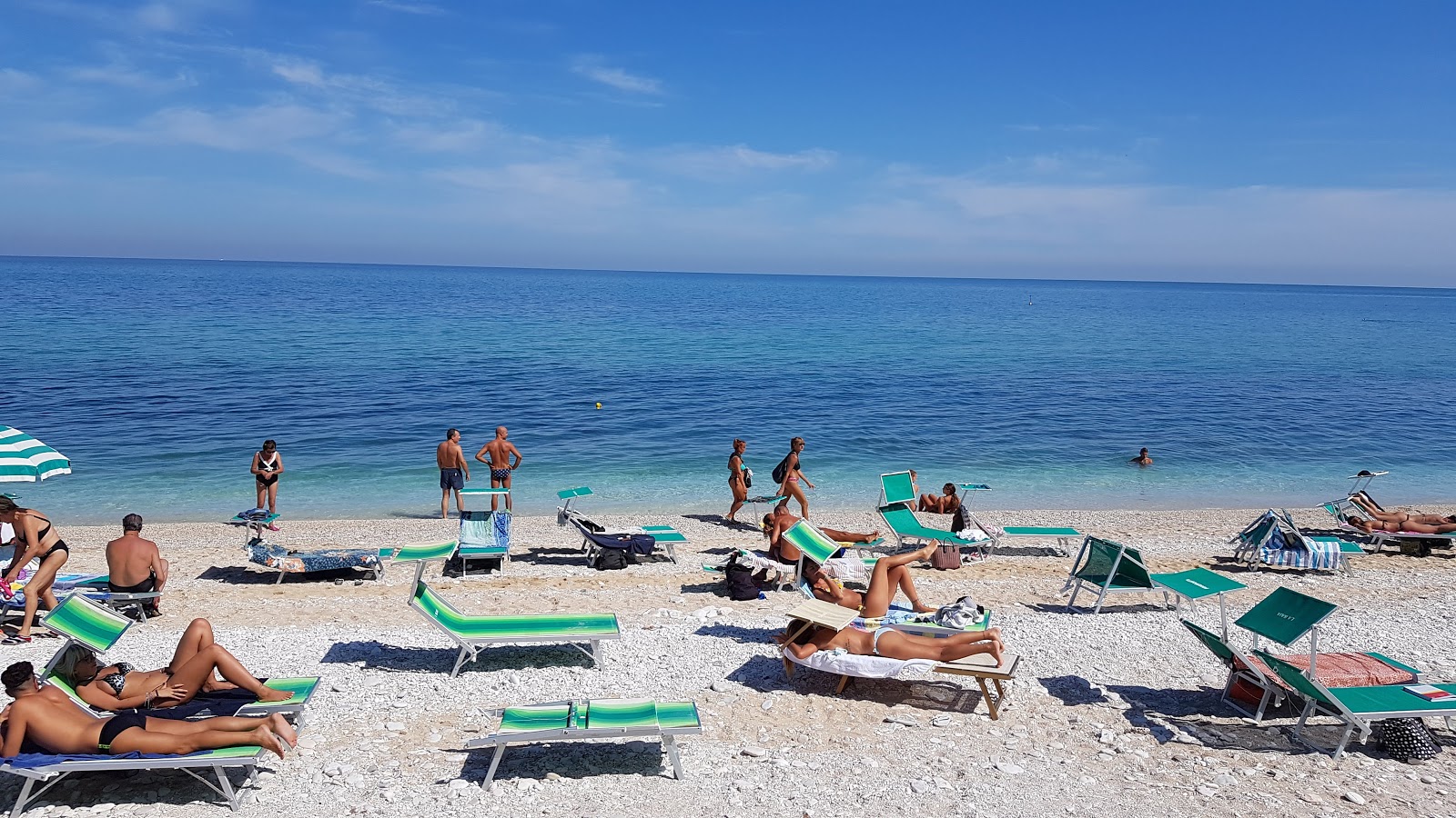 Spiaggia Bonetti的照片 带有碧绿色纯水表面