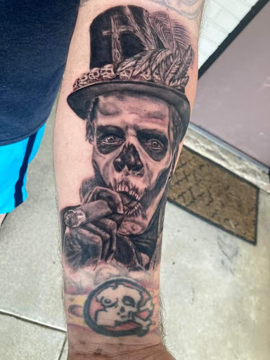 Explore majora's mask tattoo ideas, creative tattoo ideas in Bartlesville, available at Deep In Ink