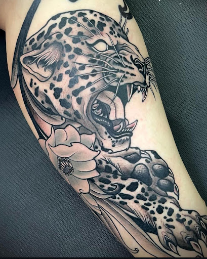 Explore victorian tattoo ideas, creative tattoo ideas in Fresno, available at American High Voltage Tattoo