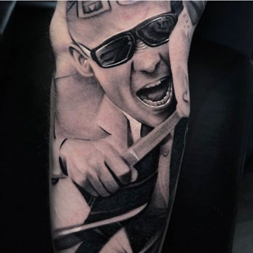 Explore lego tattoo ideas, creative tattoo ideas in Wichita Falls, available at Firme Copias Tattoo shop