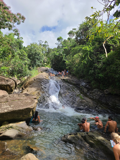 Natural waterfalls in San Juan