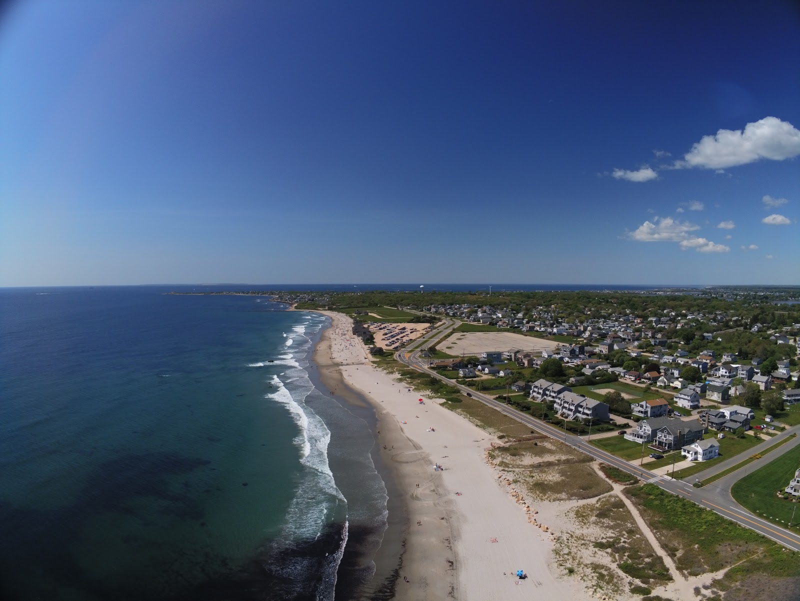 Fotografija Scarborough Beach z dolga ravna obala