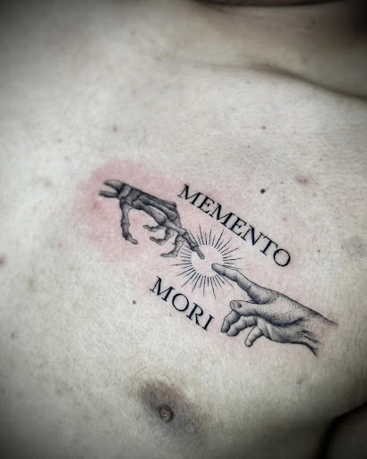 Explore guy wrist tattoo ideas, creative tattoo ideas in Corona, available at Crop Circles Tattoo Studio