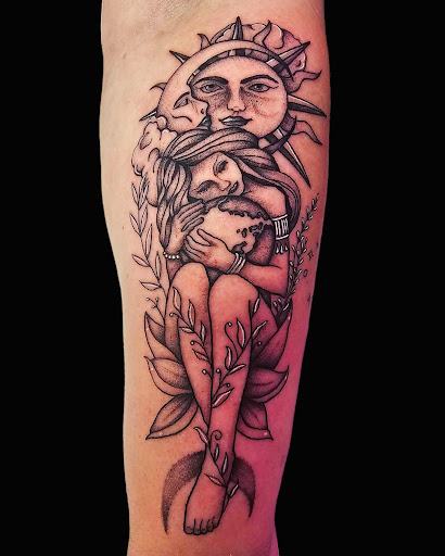 Explore ghostemane tattoo ideas, creative tattoo ideas in Redding, available at Dominant Ink