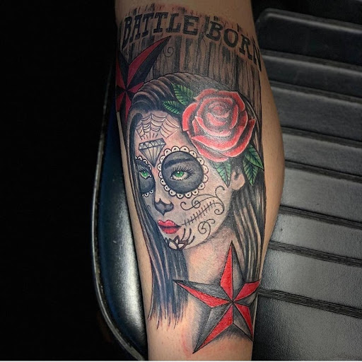 Explore libra tattoo ideas for females, creative tattoo ideas in Reno, available at Evolution Tattoo