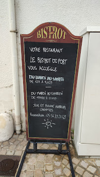 Le Bistrot du Port à Arcachon menu