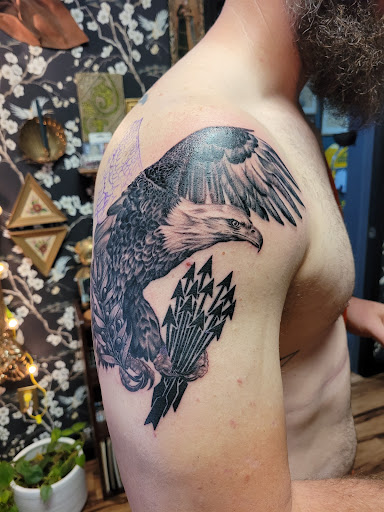 Explore mustang tattoo ideas, creative tattoo ideas in Anniston, available at Lucid Dreams Tattoos and Piercings