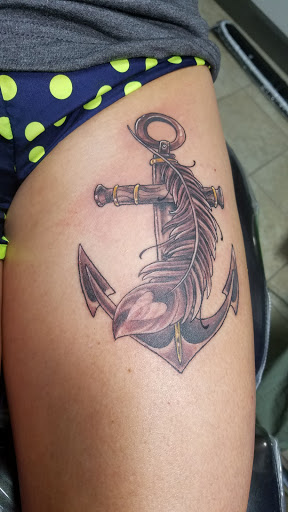 Explore street tattoos ideas, creative tattoo ideas in Lawrence, available at Red 5 Tattoo