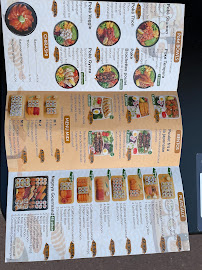 Carte du Nagoya sushi à Annecy