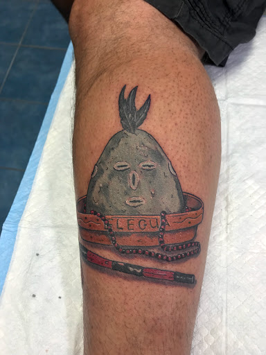 Explore husband and wife matching tattoo ideas, creative tattoo ideas in Aurora, available at Ronin Tattoo Studio INC