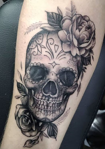 Explore middle arm tattoo ideas, creative tattoo ideas in Elko, available at Custom Tattoos and Body Piercing Studio