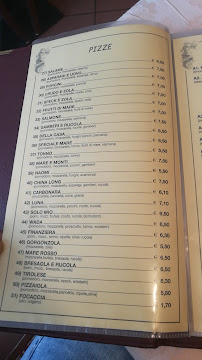 Menu / carte de Ristorante Cinese China Long à San Giovanni Bianco