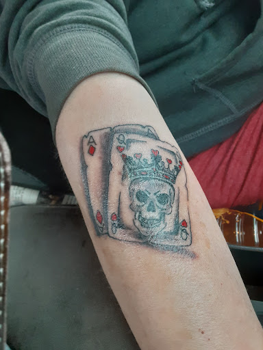 Explore care bear tattoo ideas, creative tattoo ideas in Warren, available at Fat Cats Tattoos