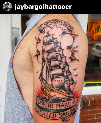 Explore themed tattoo ideas, creative tattoo ideas in Marietta, available at Lucky Draw Tattoos III