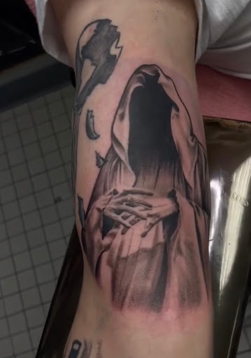 Explore batman and joker tattoo ideas, creative tattoo ideas in Indianapolis, available at Grade A Tattoos and Body Piercing At Castleton Mall