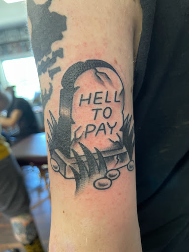 Explore eiffel tower tattoo ideas, creative tattoo ideas in Delmar, available at Resolute Tattoo