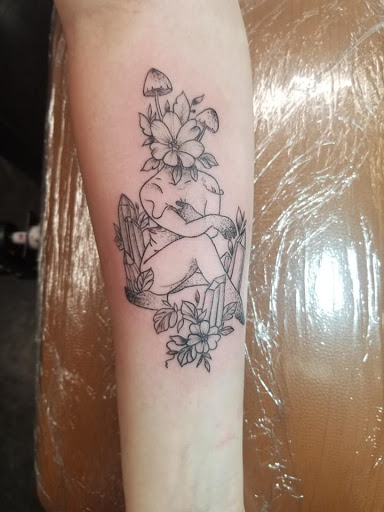 Explore sickle cell tattoo ideas, creative tattoo ideas in Shelby, available at T&C Tattoo Studios