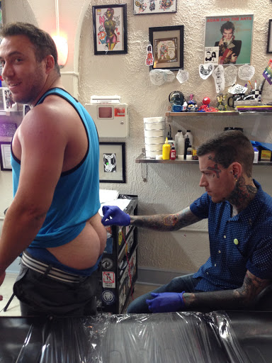 Explore male leg tattoo ideas, creative tattoo ideas in Chicago, available at Royal Flesh Tattoo and Piercing
