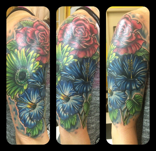 Explore thistle tattoo ideas, creative tattoo ideas in Midlothian, available at Firehouse Tattoos