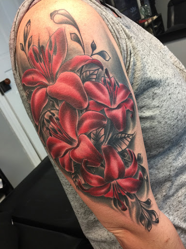 Explore male ankle tattoo ideas, creative tattoo ideas in Hanover, available at Gypsy Skull Tattoo