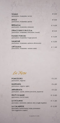 Ristorante Pizzeria Tre Papi à Cesena menu