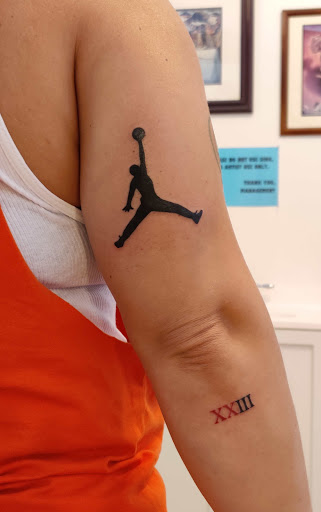 Explore gangster tattoo ideas for men, creative tattoo ideas in Hebron, available at Explosive Ink Tattoo