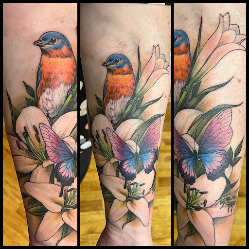 Explore name tattoo ideas on neck, creative tattoo ideas in Baldwinsville, available at Tymeless Tattoo