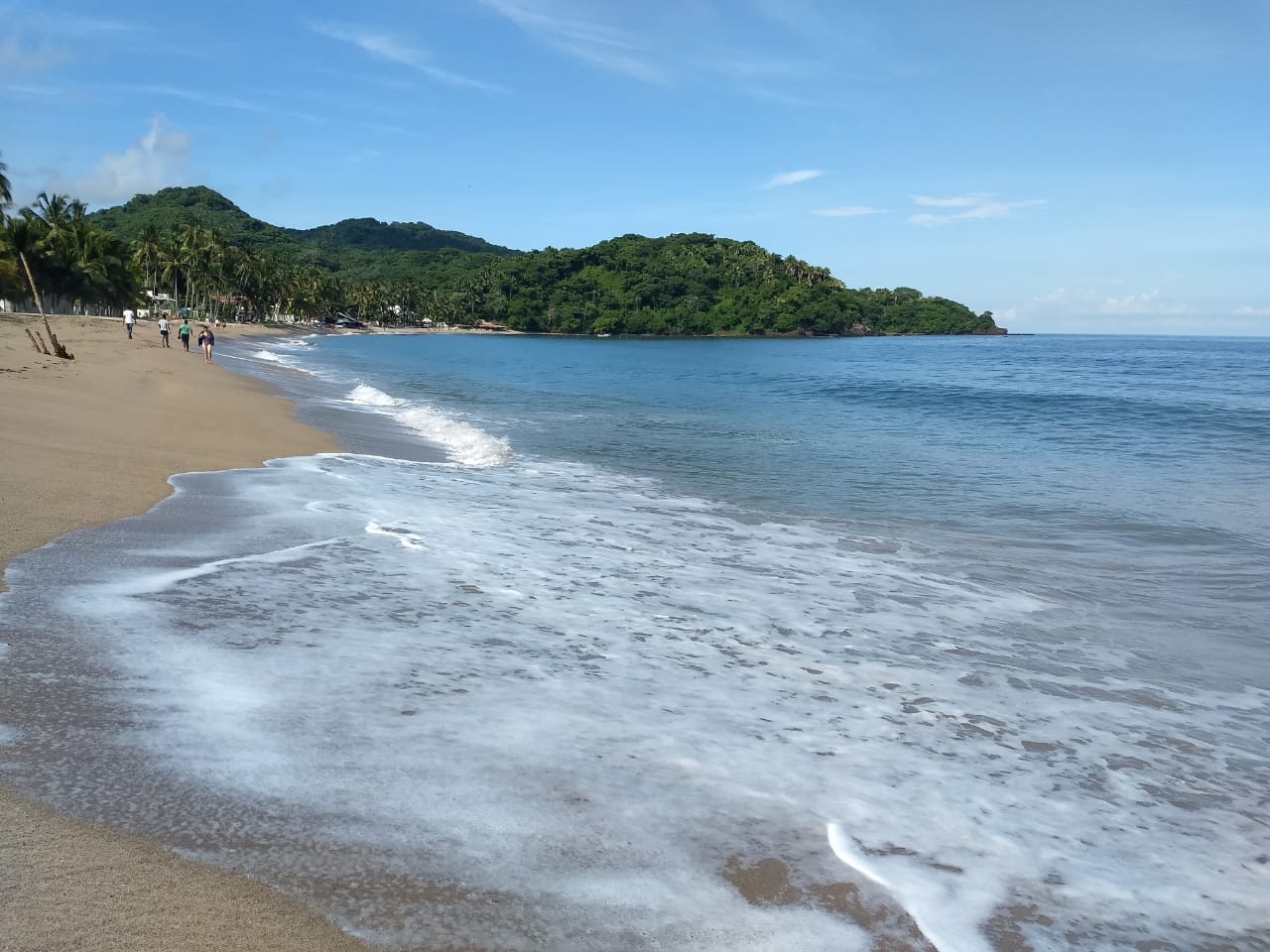 Lo de Marcos beach的照片 带有长直海岸