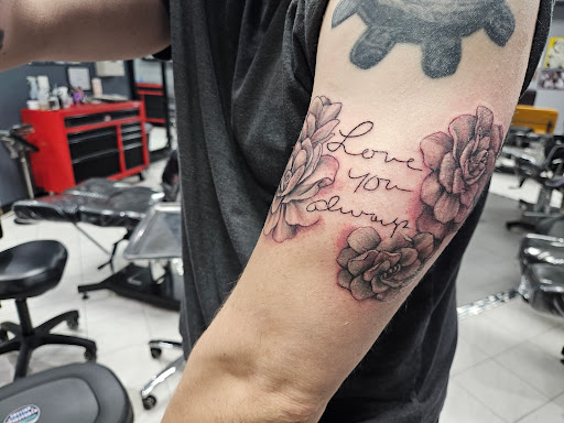 Explore mens chest tattoos ideas, creative tattoo ideas in Schaumburg, available at Atmosphere Tattoo Gallery - Schaumburg